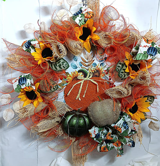 Pumpkins Wreath